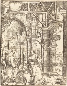 The Adoration of the Magi by Wolf Huber