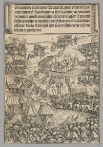 Siege of Utrecht, plate 6 from Historical Scenes from the Life of Emperor Maximilian I from the Triumphal Arch by Wolf Traut