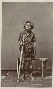 Portrait of a Beggar by Woodbury and Page