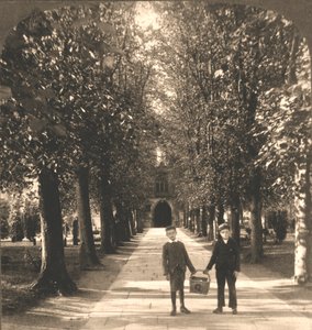 Approach to Trinity Church, Stratford on Avon, England by Works and Sun Sculpture Studios