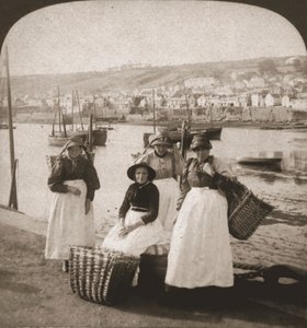Fishwives at Newlyn, Cornwall