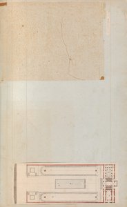 Page from a Scrapbook containing Drawings and Several Prints of Architecture