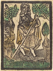 Saint Christopher by Workshop of Master of the Aachen Madonna