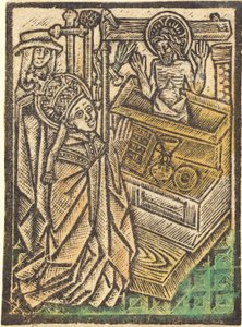 Saint Gregory by Workshop of Master of the Aachen Madonna