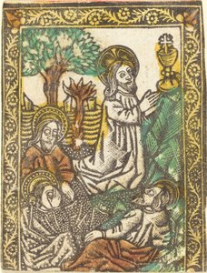 Christ on the Mount of Olives by Workshop of Master of the Borders with