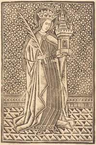 Saint Barbara by Workshop of Master of the Cologne Arms