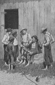 The Two Heroes Began to Tell Their Adventures to Hungry Listeners by Worth Brehm