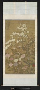 Peony and magnolia