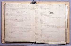 Journal of Louis XVI. Month of June and July 1789. Notebook 17X21 cm. Archives Nationales. Paris by XVI Louis