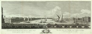 View of the Neva River between the Isaac church and the Cadet Corps (Book to the 50th anniversary of St Petersburg), 1753 by Yakov Vasilyevich Vasilyev