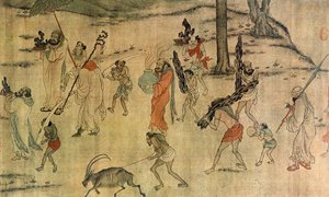 Vassal Bringing Their Tributes to the Tang Court, c.600-673