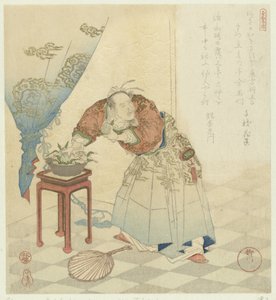 Tōbōsaku Steals Immortality Peaches by Yanagawa Shigenobu (I)