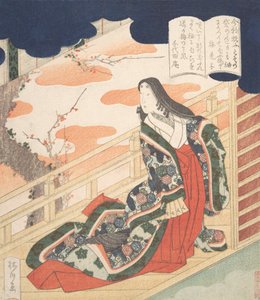 Court Lady Praising the Plum Blossom