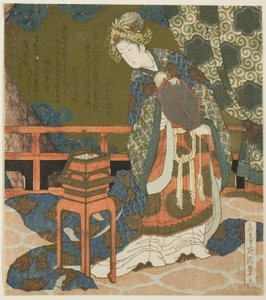 Two Chinese Women Examining Thread and a Spider’s Web in a Box, from the Series "Diptych for the Drum Group"