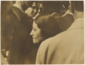Woman in a Crowd by Yasuo Kuniyoshi