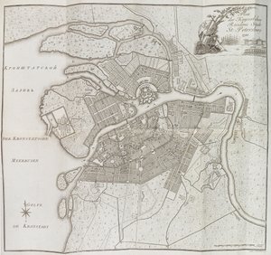 Map of Saint Petersburg