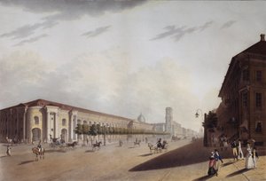 The Great Gostiny Dvor Merchant Yard in St Petersburg