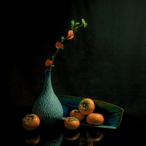 Autumn Persimmon Still Life by Yi Pan