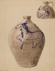 Jug, c. 1937 by Yolande Delasser