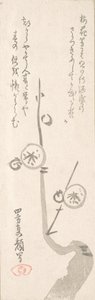 Plum Blossoms by Yomo no Utagaki Magao