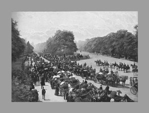 The Drive and Rotten Row, Hyde Park, c1900