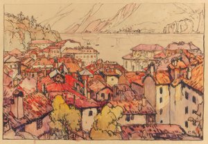 Lugano Town by Yoshida Hiroshi
