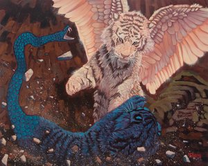 Angel and Demon, 2023 by Yue Zeng
