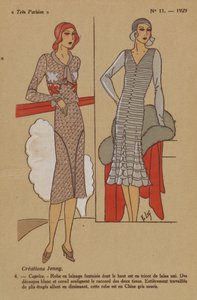 Very Parisian, 1929, No. 11: Creations Jenny by Y.v. Luq