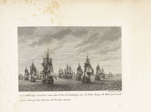 Jan Bart Enters Dunkirk with the Recaptured Grain Ships, 1694