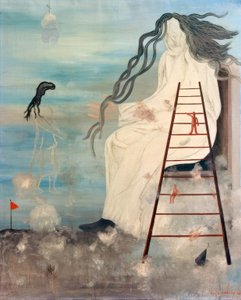 Untitled (The Giantess) by Yves Tanguy