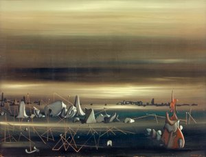 Meeting Point of Parallels by Yves Tanguy