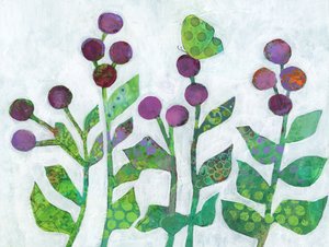 Whimsical Berry Butterfly