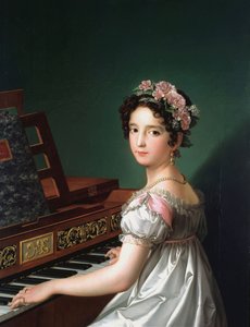 Manuela González Velázquez Playing the Piano