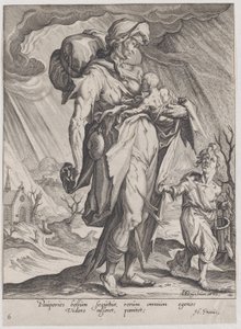 Poverty, from Virtues and Vices by Zacharias Dolendo