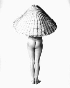 Nude with Wicker Basket on Head, 3 May 1955