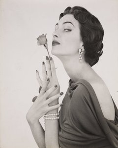 Woman with a rose, c.1960