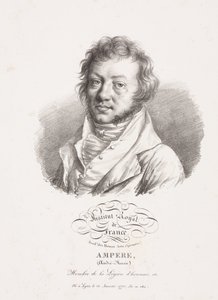 Andre-Marie Ampere, French Physicist and Mathematician, c 1820 by Frederick (attr. to) Barnard