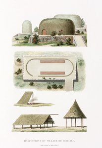 Buildings in the Village of Likiliki by Frederick (attr. to) Barnard