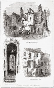 Architecture of the Old Town, Edinburgh, Scotland by . .