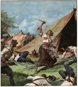 Arrestation of a gypsy queen