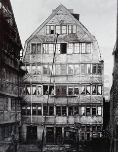 Birthplace of German Composer Johannes Brahms in Hamburg, Germany