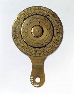 Perpetual calendar, English by Ferdinand Georg Waldmuller