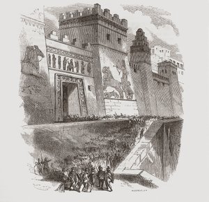 Capture of Babylon by Cyrus the Great by . .