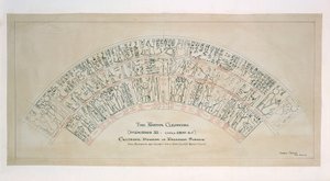 The Karnak Clepsydra, Egyptian Celestial Diagram, c 1400 BC by Frederick (attr. to) Barnard