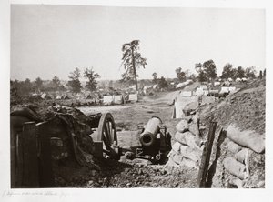 Confederate Fortifications in Front of Atlanta, Georgia, USA by Ferdinand Georg Waldmuller