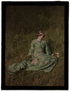Daydreams, c. 1909 by Frederick (attr. to) Barnard
