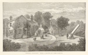 Fireside, Patricroft (after a drawing by James Nasmyth, c 1840) by Frederick (attr. to) Barnard