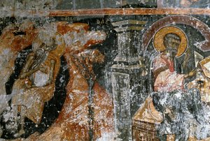 Fresco in Odigitrias Monastery by Georg Carl Heinrich Dollmann