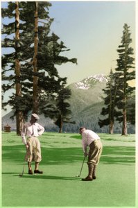 Golf in St Moritz by . .