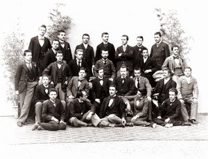 Group Portrait of Students in Their Third Year of High School